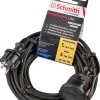 Przedłużacz gumowy 3x2,5mm, 20m, czarny Schmith SPPLJ-3-20