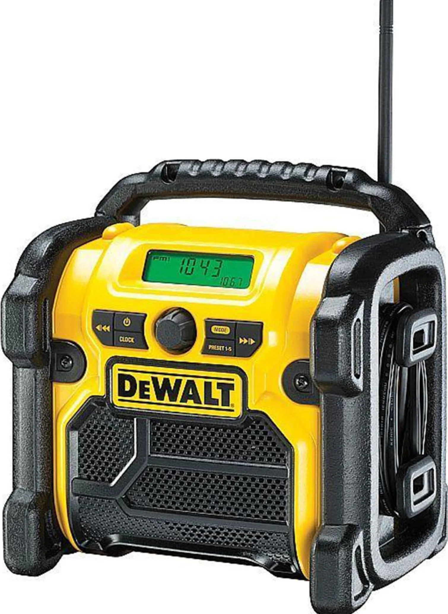 Radio sieciowe/akumulatorowe DeWalt DCR019