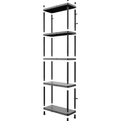 Regał warsztatowy z tworzywa sztucznego Qbrick Regular Shelving System 74/32x5