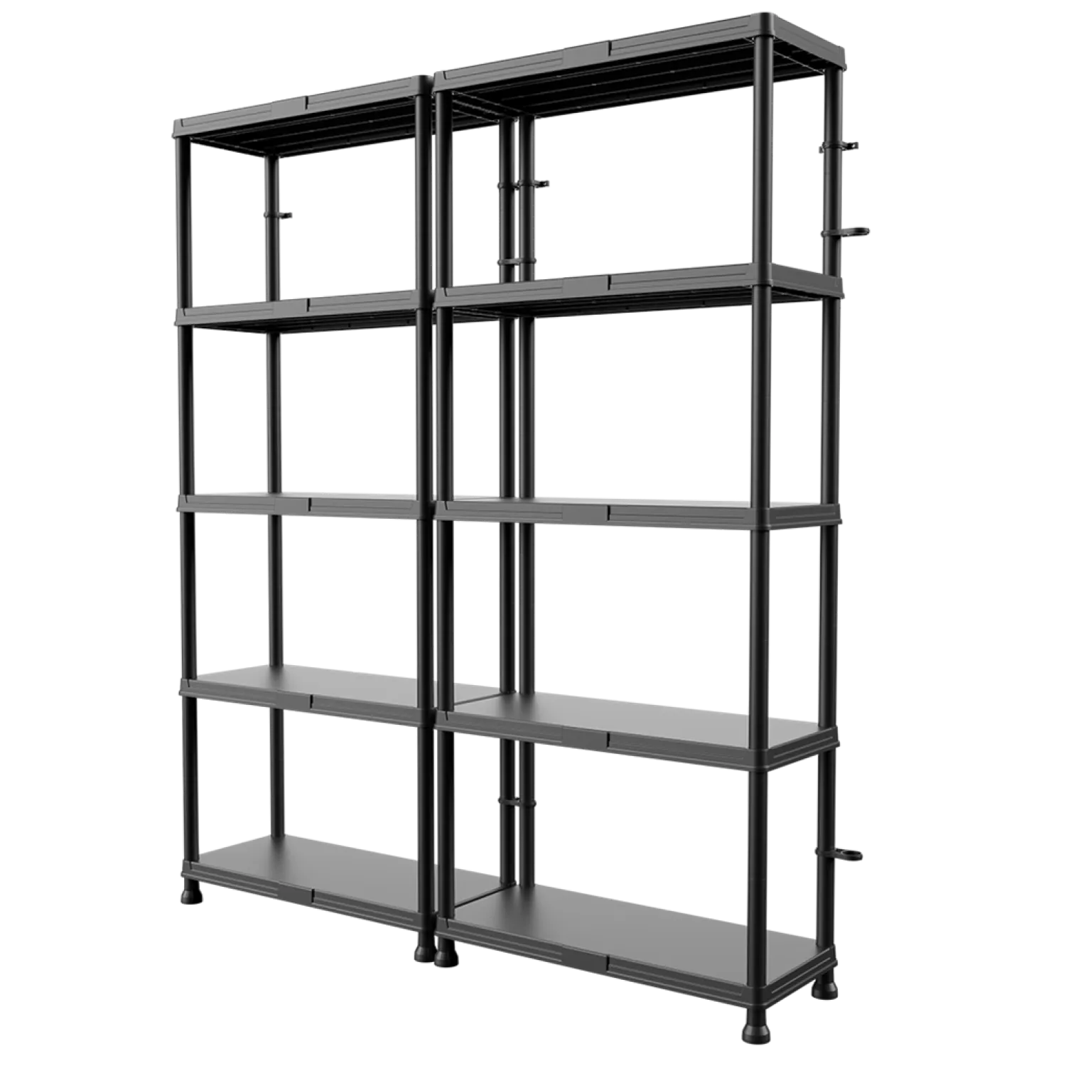 Regał warsztatowy z tworzywa sztucznego Qbrick Regular Shelving System 74/32x5