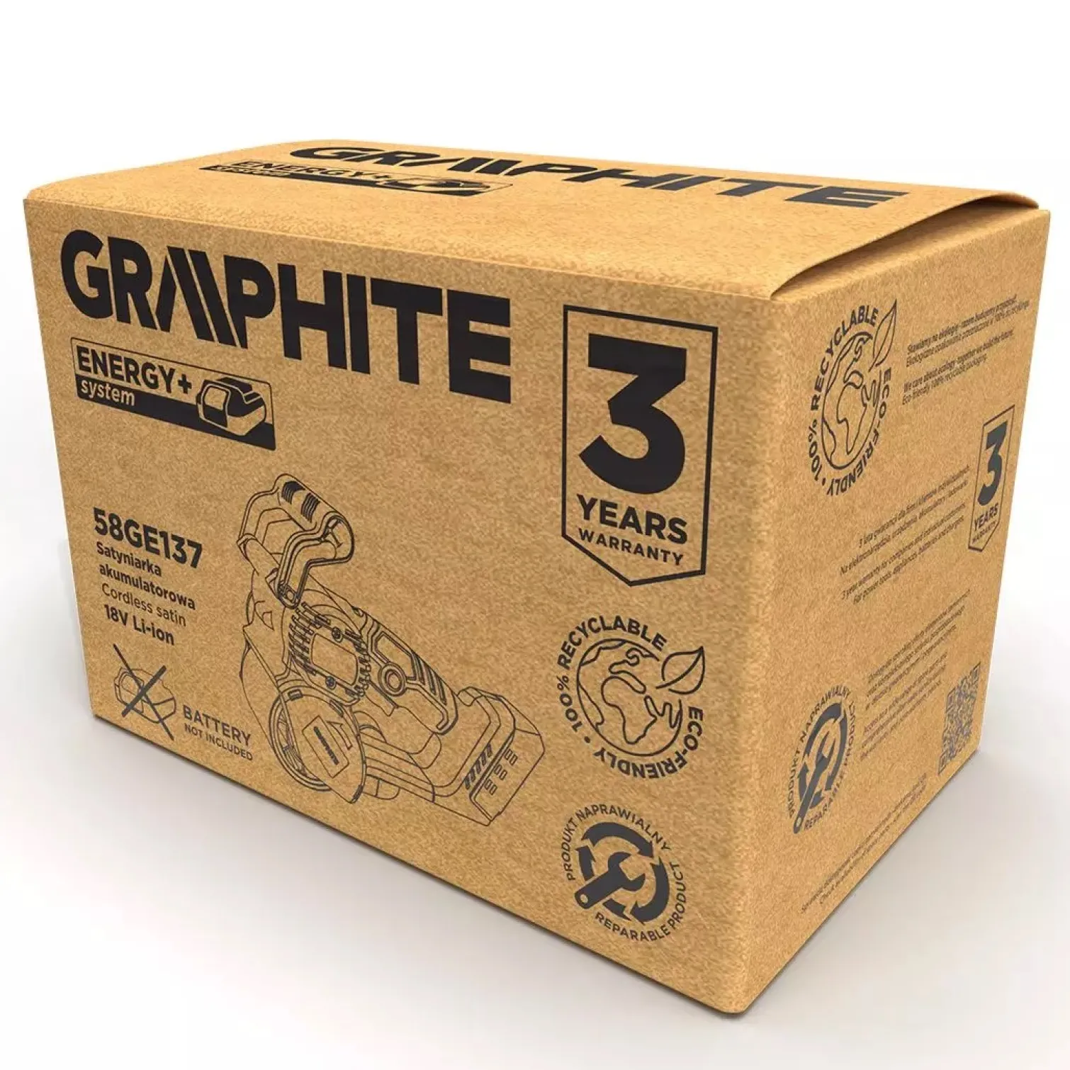 Satyniarka Graphite Energy+ 58GE137