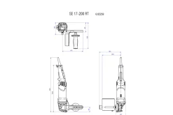 Satyniarka Metabo SE 17-200 RT