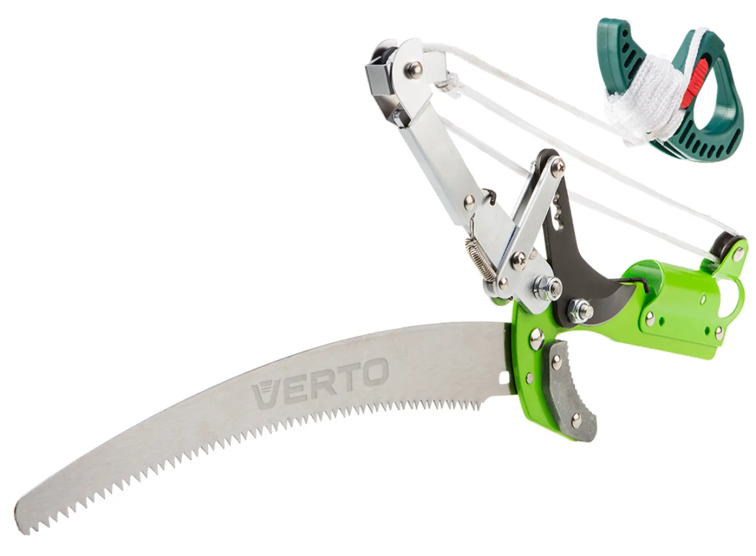 Sekator gąsienicowy z przekładnią i piłą ogrodową, ostrze 57 mm Verto 15G260