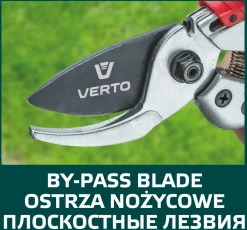 Sekator ogrodowy uniwersalny aluminiowy Verto 15G206