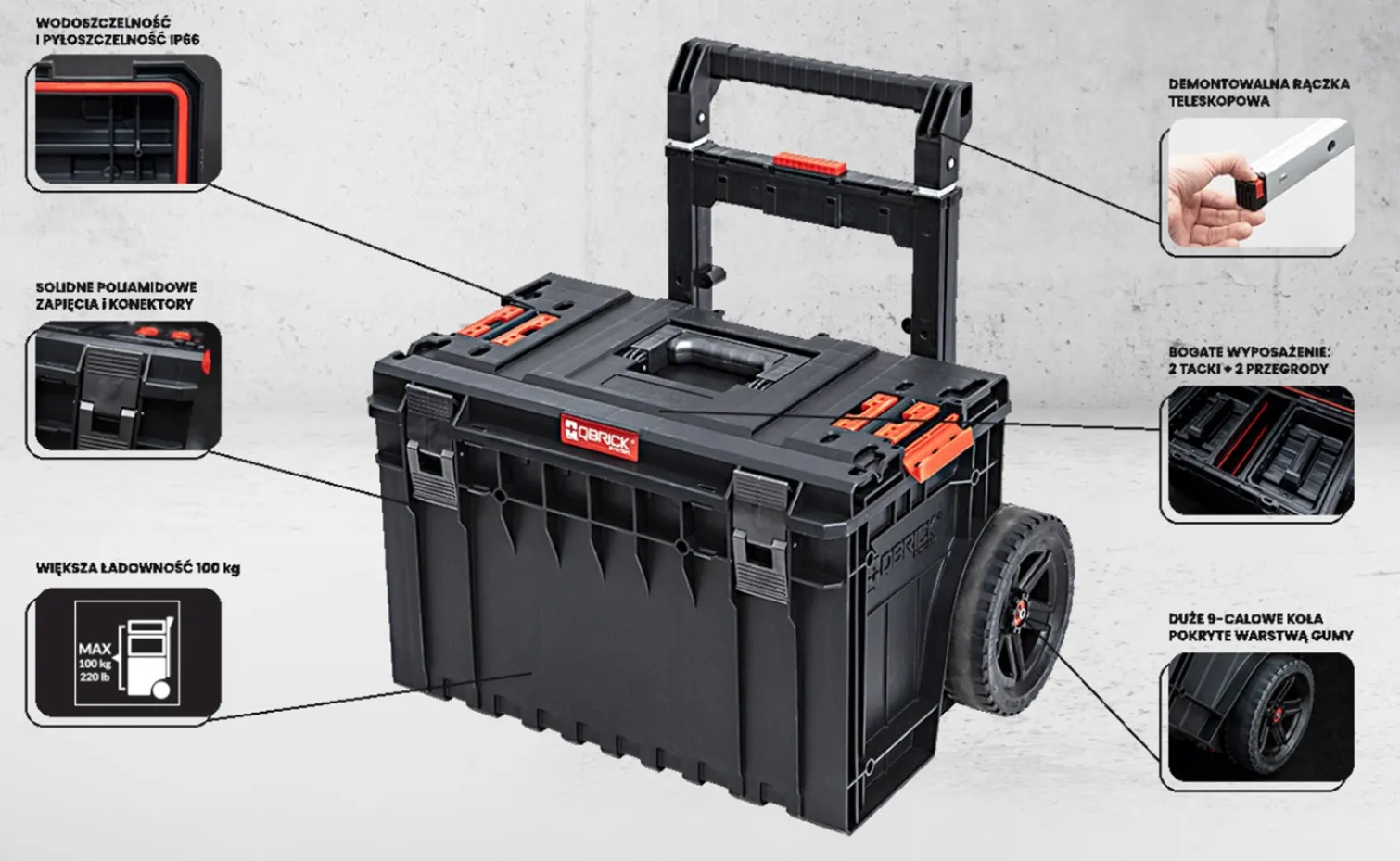 Skrzynia kołowa Qbrick System ONE 2.0 CART