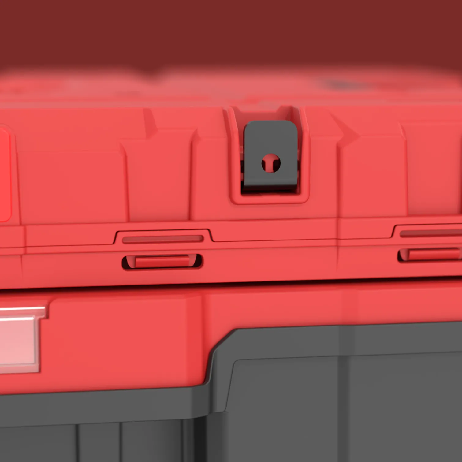 Skrzynia z dużą szufladą Qbrick System ONE 2.0 DRAWER 1 TOOLBOX RED Ultra HD Custom
