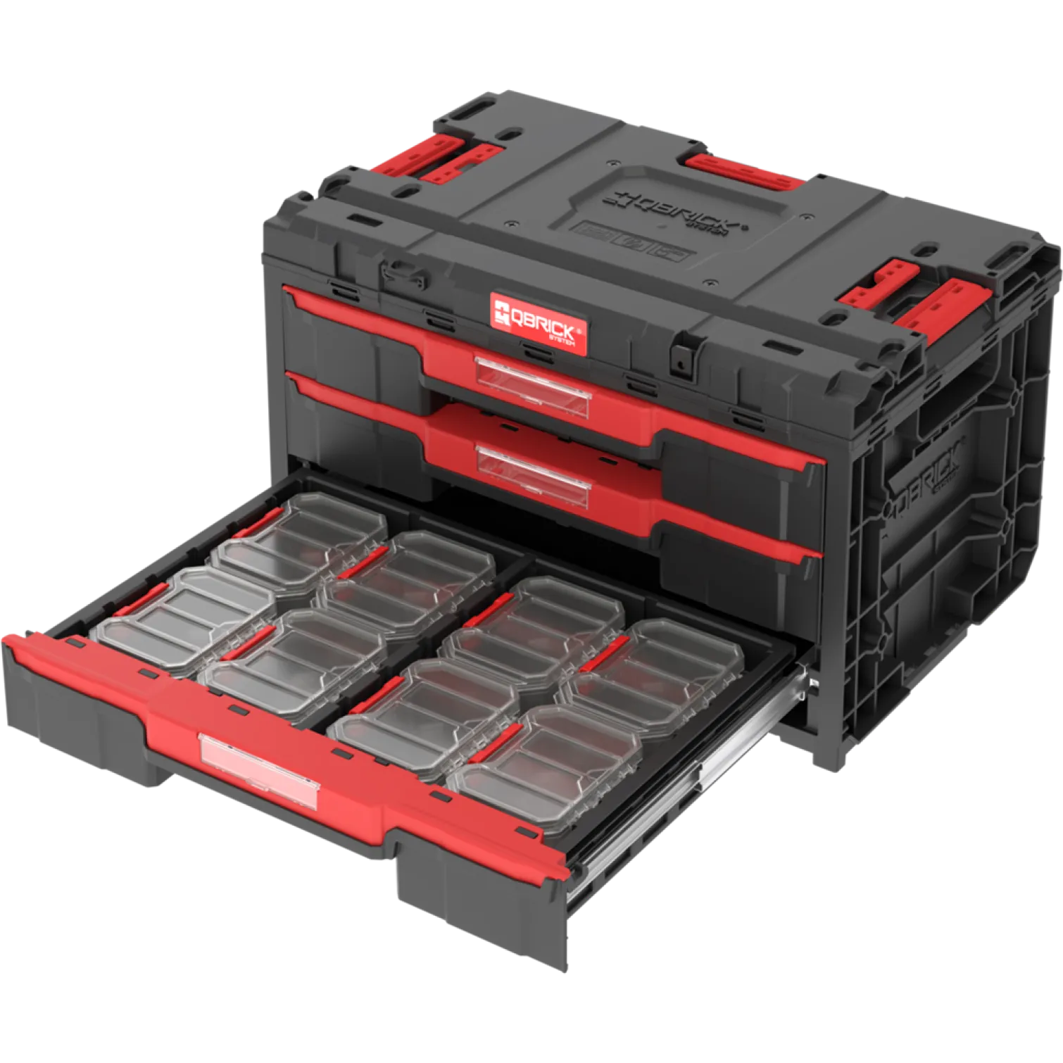 Skrzynia z szufladami Qbrick System ONE 2.0 DRAWER 3 TOOLBOX PROMO Compact Organizers SET