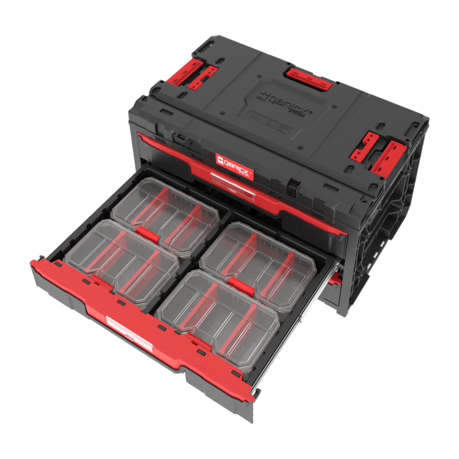 Skrzynia z szufladami Qbrick System ONE 2.0 DRAWER 3 TOOLBOX PROMO Compact Organizers SET