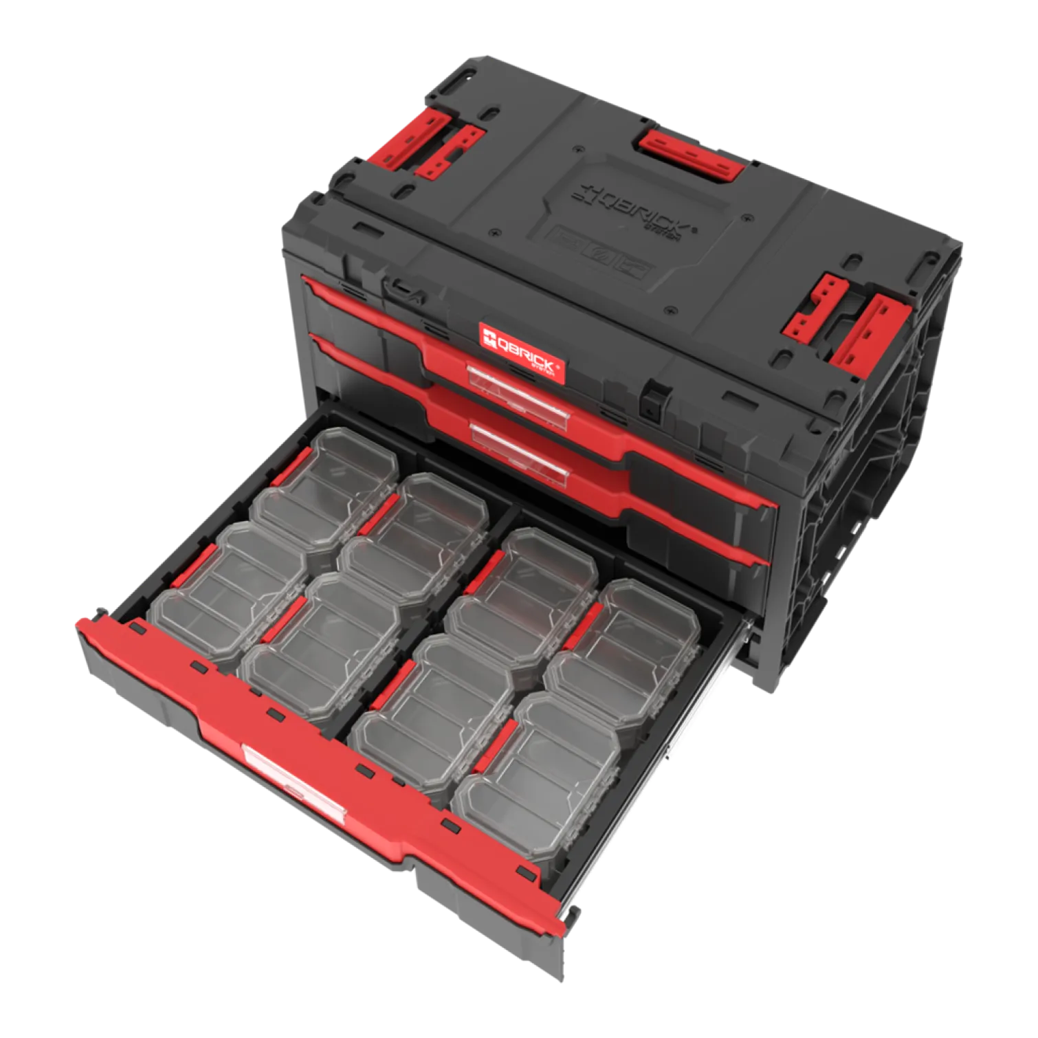 Skrzynia z szufladami Qbrick System ONE 2.0 DRAWER 3 TOOLBOX PROMO Compact Organizers SET