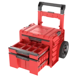 Skrzynia z szufladami Qbrick System PRO CART 2.0 PLUS DRAWER 3 RED Ultra HD Custom