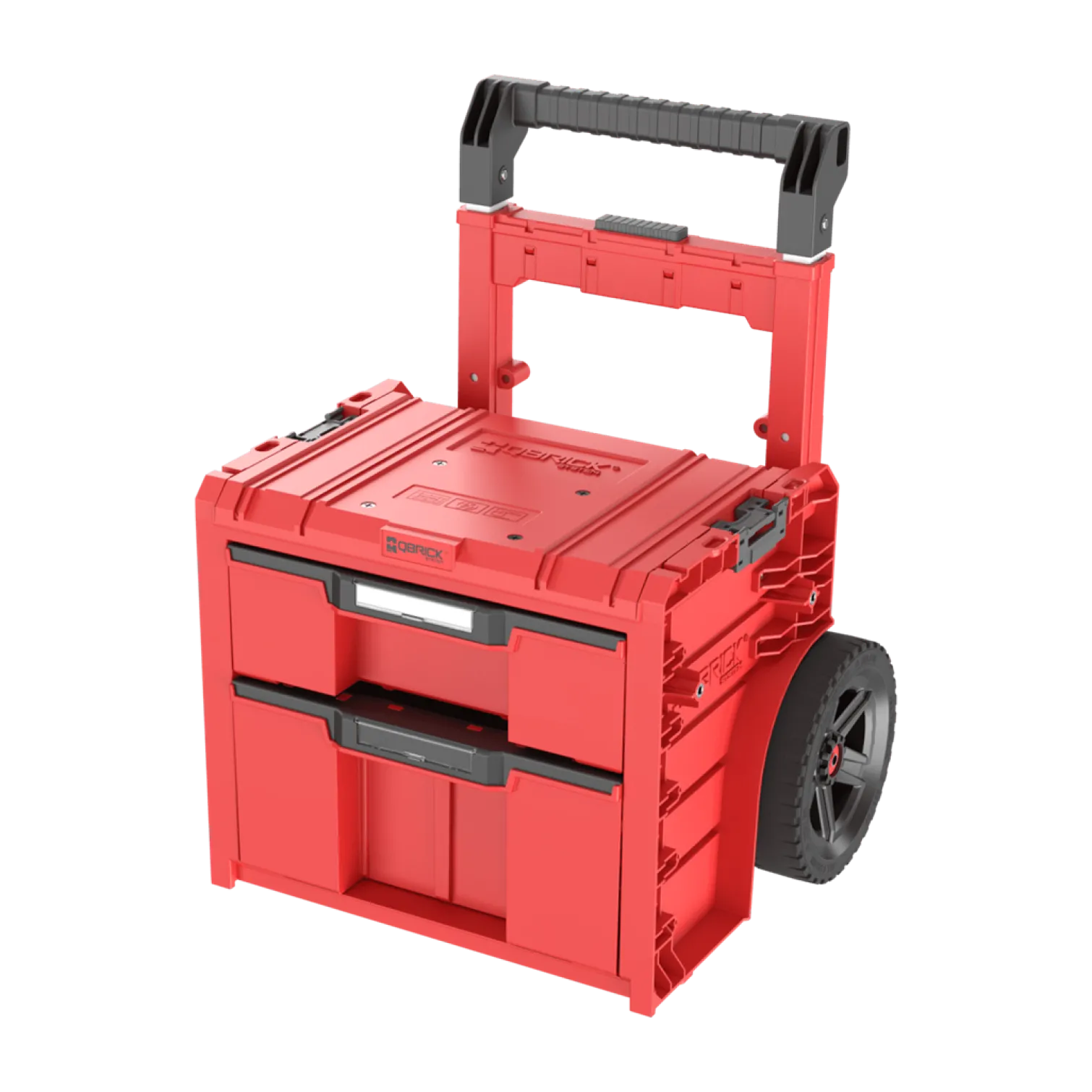 Skrzynia z szufladami Qbrick System PRO CART 2.0 PLUS DRAWER 2 Red Ultra HD Custom