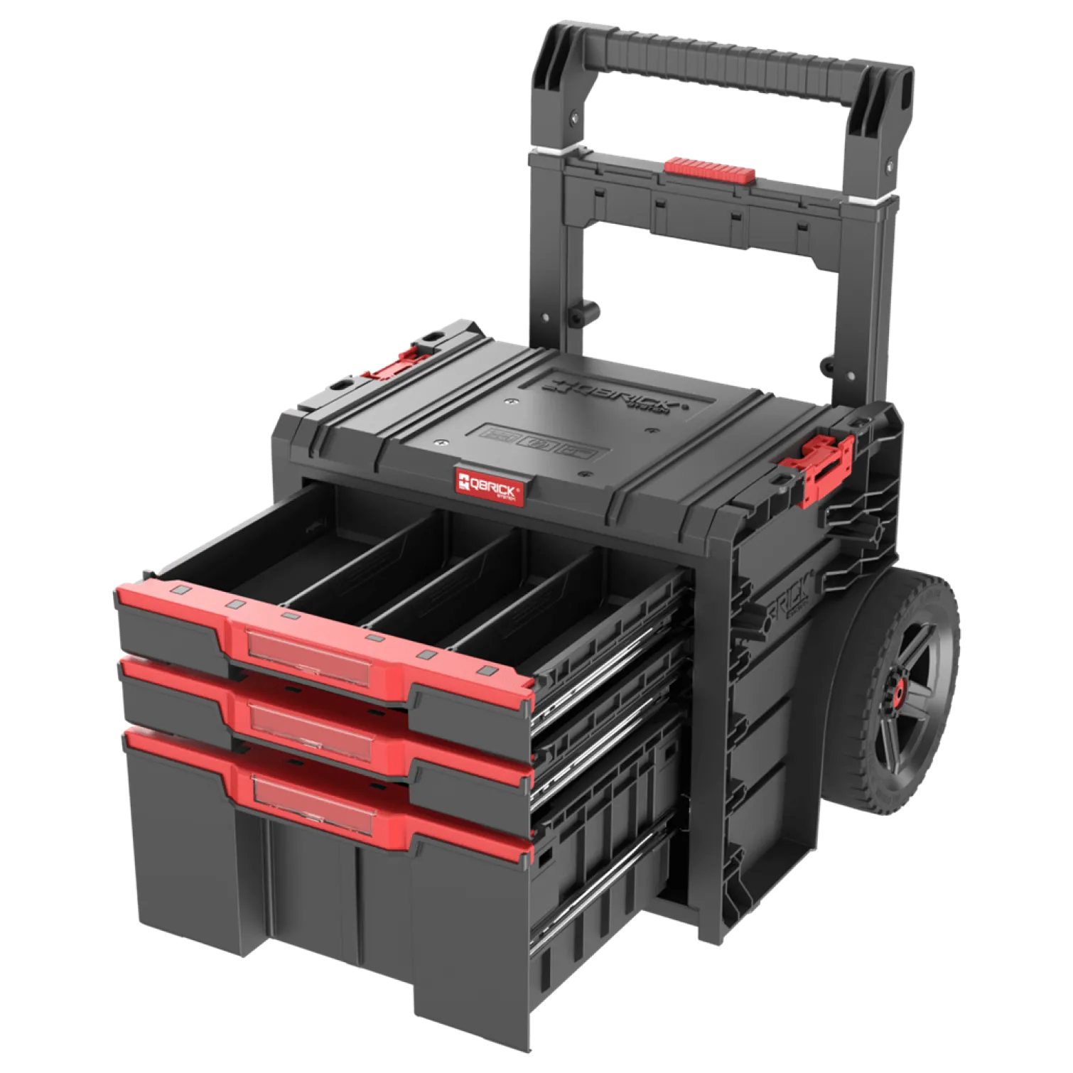 Skrzynia z szufladami Qbrick System PRO CART 2.0 PLUS DRAWER 3