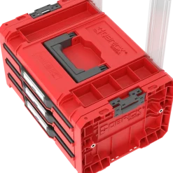 Skrzynka z szufladami Qbrick System PRO 2.0 DRAWER 3 TOOLBOX PROFI EXPERT RED Ultra HD Custom