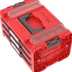 Skrzynka z szufladami Qbrick System PRO 2.0 DRAWER 3 TOOLBOX PROFI EXPERT RED Ultra HD Custom