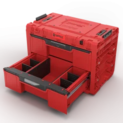 Skrzynka z szufladami Qbrick System PRIME DRAWER 2 TOOLBOX EXPERT RED Ultra HD Custom