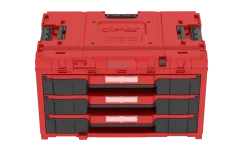 Skrzynka z szufladami Qbrick System ONE 2.0 DRAWER 3 TOOLBOX EXPERT RED Ultra HD Custom