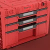 Skrzynka z szufladami Qbrick System PRIME DRAWER 3 TOOLBOX EXPERT RED Ultra HD Custom