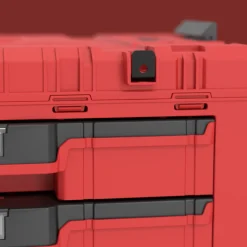 Skrzynka z szufladami Qbrick System PRIME DRAWER 3 TOOLBOX EXPERT RED Ultra HD Custom