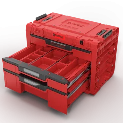 Skrzynka z szufladami Qbrick System PRIME DRAWER 3 TOOLBOX EXPERT RED Ultra HD Custom