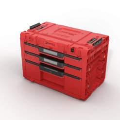 Skrzynka z szufladami Qbrick System PRIME DRAWER 3 TOOLBOX EXPERT RED Ultra HD Custom