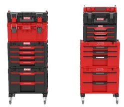 Skrzynka z szufladami Qbrick System PRIME DRAWER 4 TOOLBOX EXPERT RED Ultra HD Custom