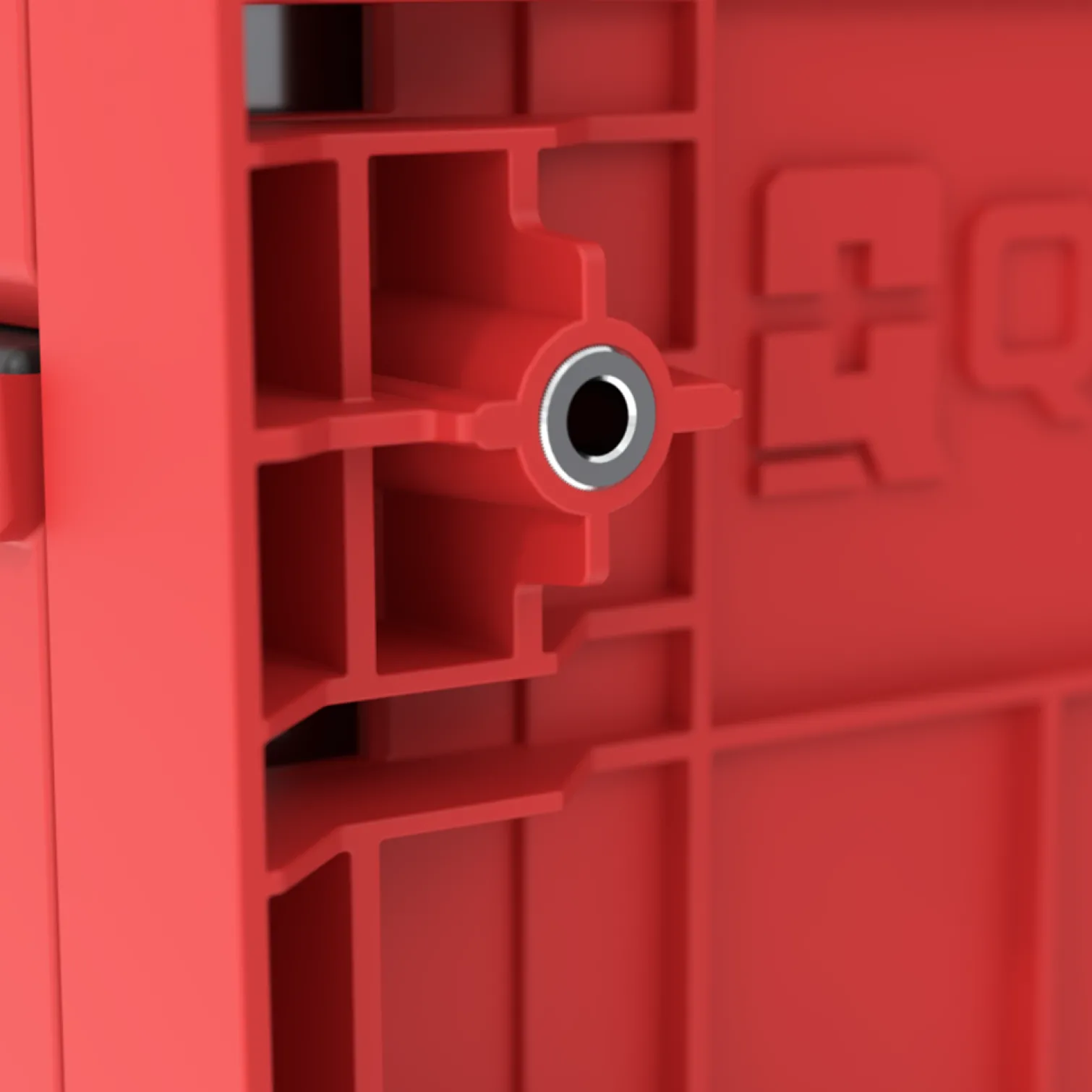 Skrzynka z szufladami Qbrick System PRO 2.0 DRAWER 2 TOOLBOX PROFI EXPERT RED Ultra HD Custom
