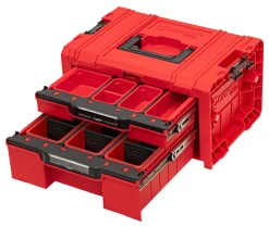 Skrzynka z szufladami Qbrick System PRO 2.0 DRAWER 2 TOOLBOX EXPERT RED Ultra HD Custom