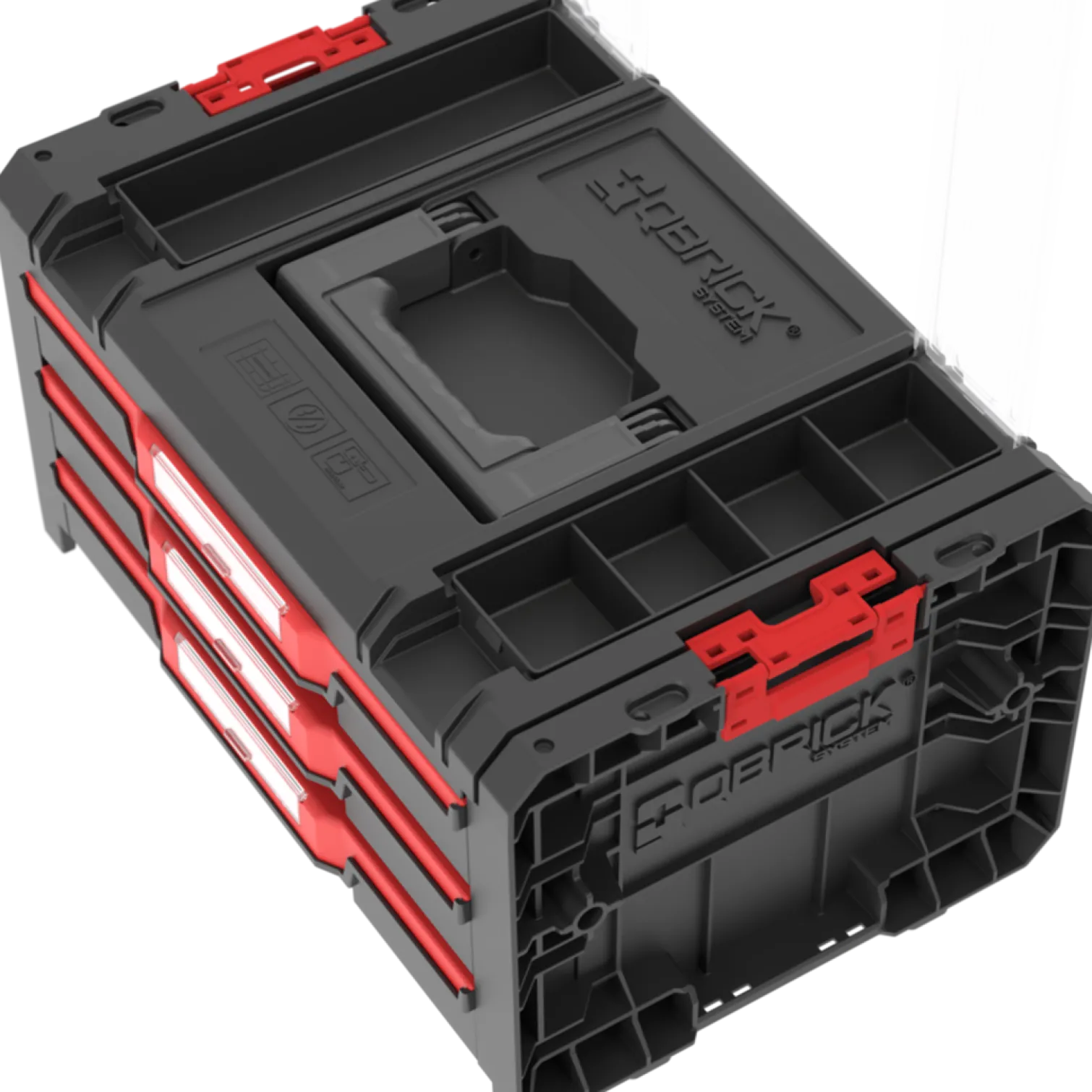 Skrzynka z szufladami Qbrick System PRO 2.0 DRAWER 3 TOOLBOX PROFI EXPERT