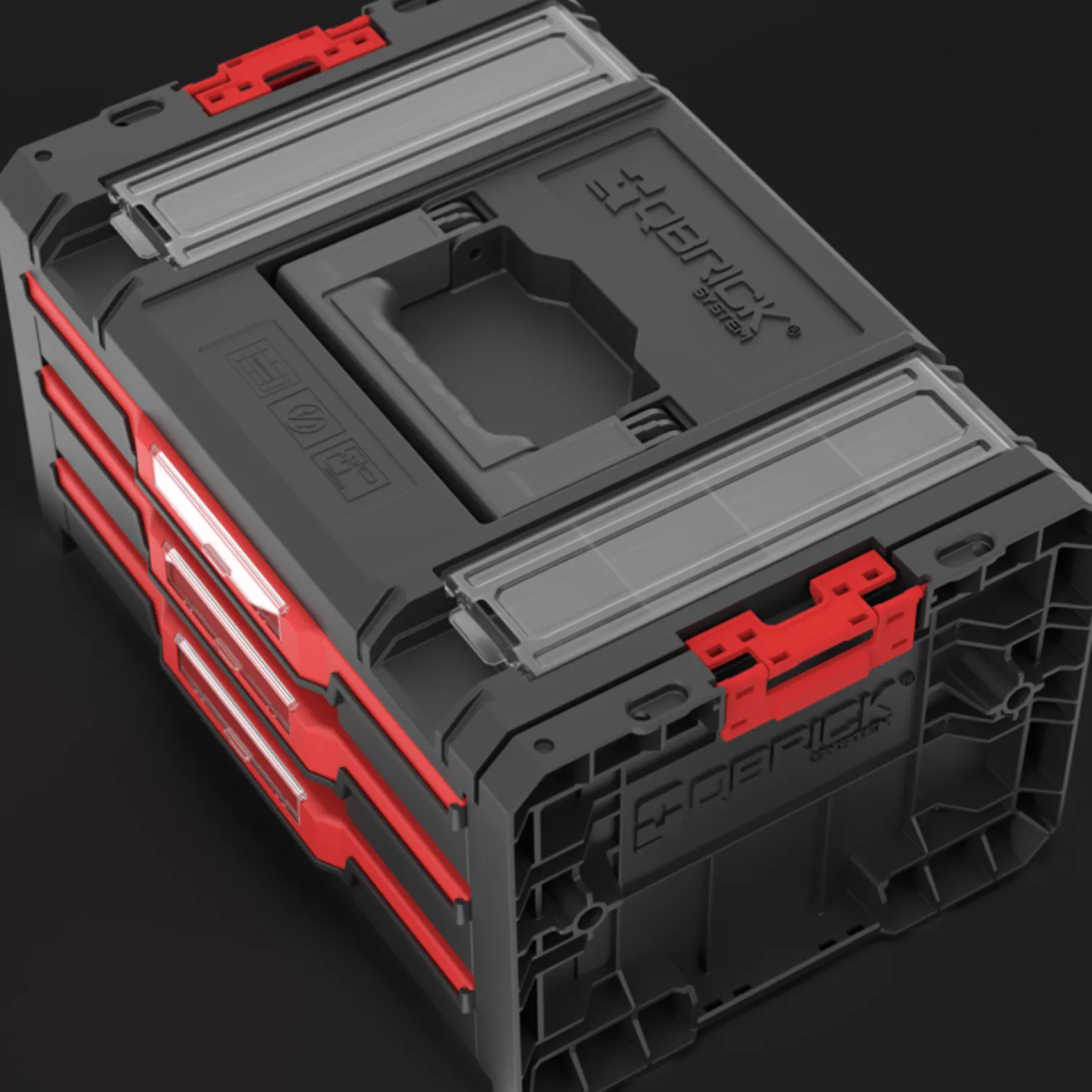 Skrzynka z szufladami Qbrick System PRO 2.0 DRAWER 3 TOOLBOX PROFI EXPERT