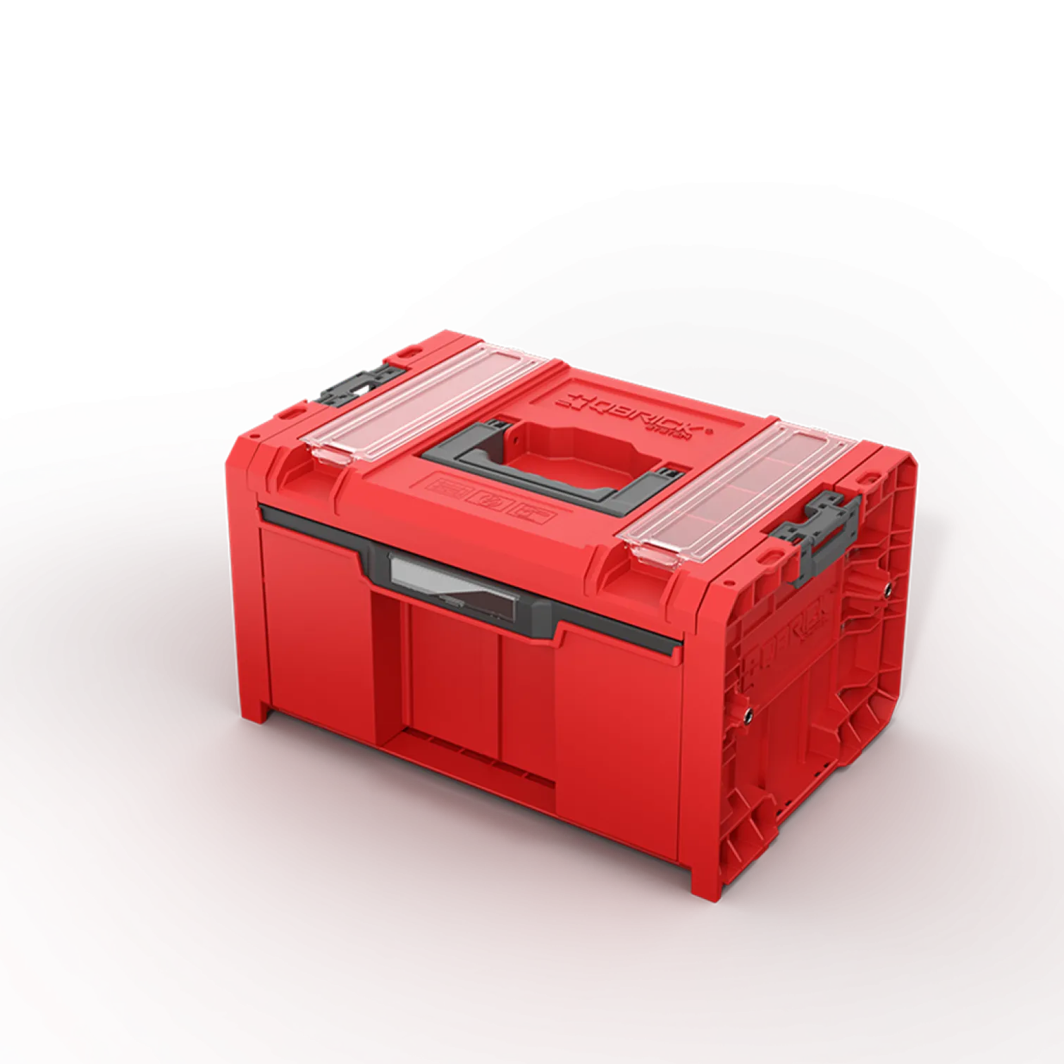 Skrzynka z szufladą Qbrick System PRO 2.0 DRAWER 1 TOOLBOX PROFI BASIC RED Ultra HD Custom