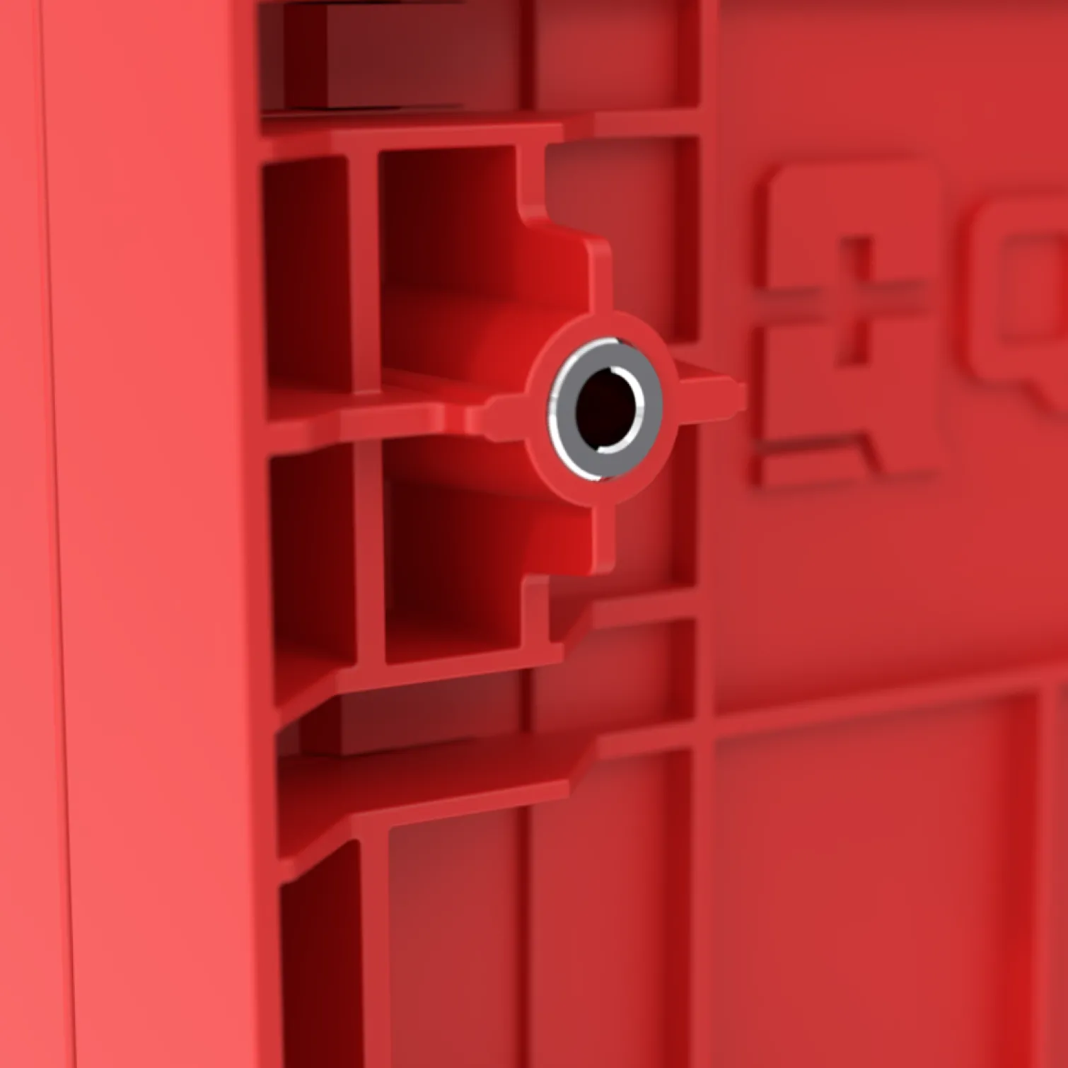 Skrzynka z szufladą Qbrick System PRO 2.0 DRAWER 1 TOOLBOX PROFI BASIC RED Ultra HD Custom