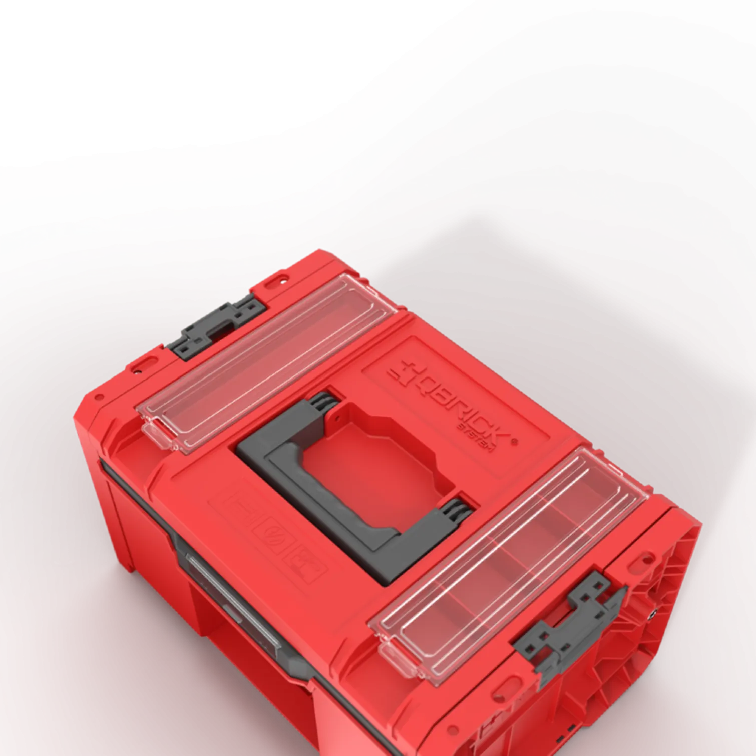 Skrzynka z szufladą Qbrick System PRO 2.0 DRAWER 1 TOOLBOX PROFI BASIC RED Ultra HD Custom