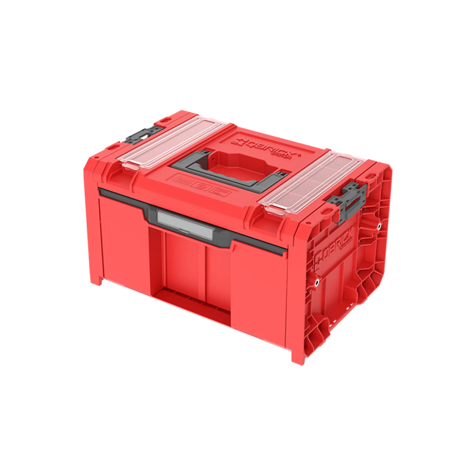 Skrzynka z szufladą Qbrick System PRO 2.0 DRAWER 1 TOOLBOX PROFI BASIC RED Ultra HD Custom
