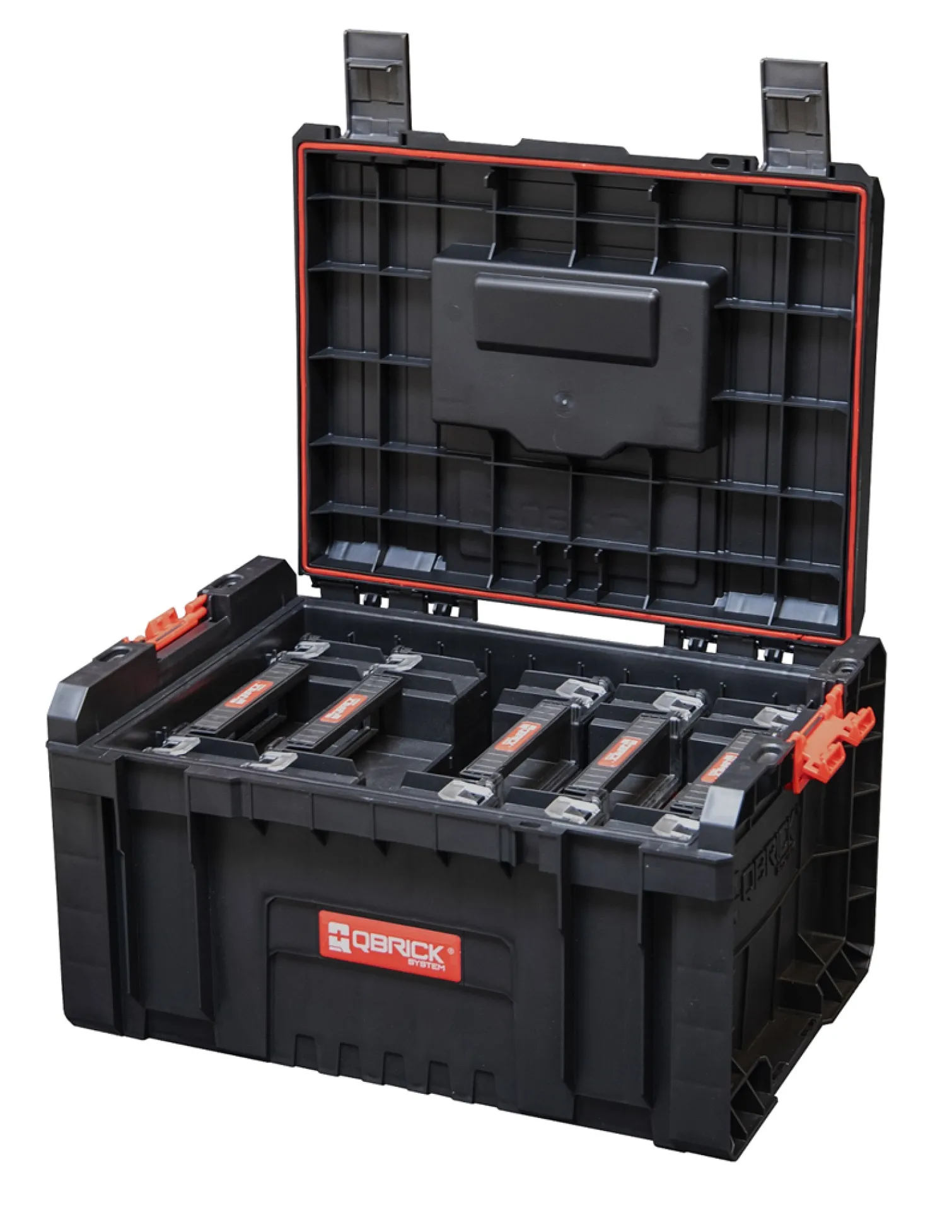 Skrzynka z wyjmowanymi organizerami Qbrick System PRO TOOLBOX + 5x TWO ORGANIZER MULTI