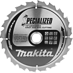 Specjalistyczna tarcza do pilarki ręcznej CSCE23520G Makita B-09379
