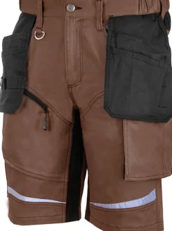 Spodenki krótkie brązowo-czarne 3XL Lahti Pro L4071106