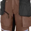 Spodenki krótkie brązowo-czarne XL Lahti Pro L4071104