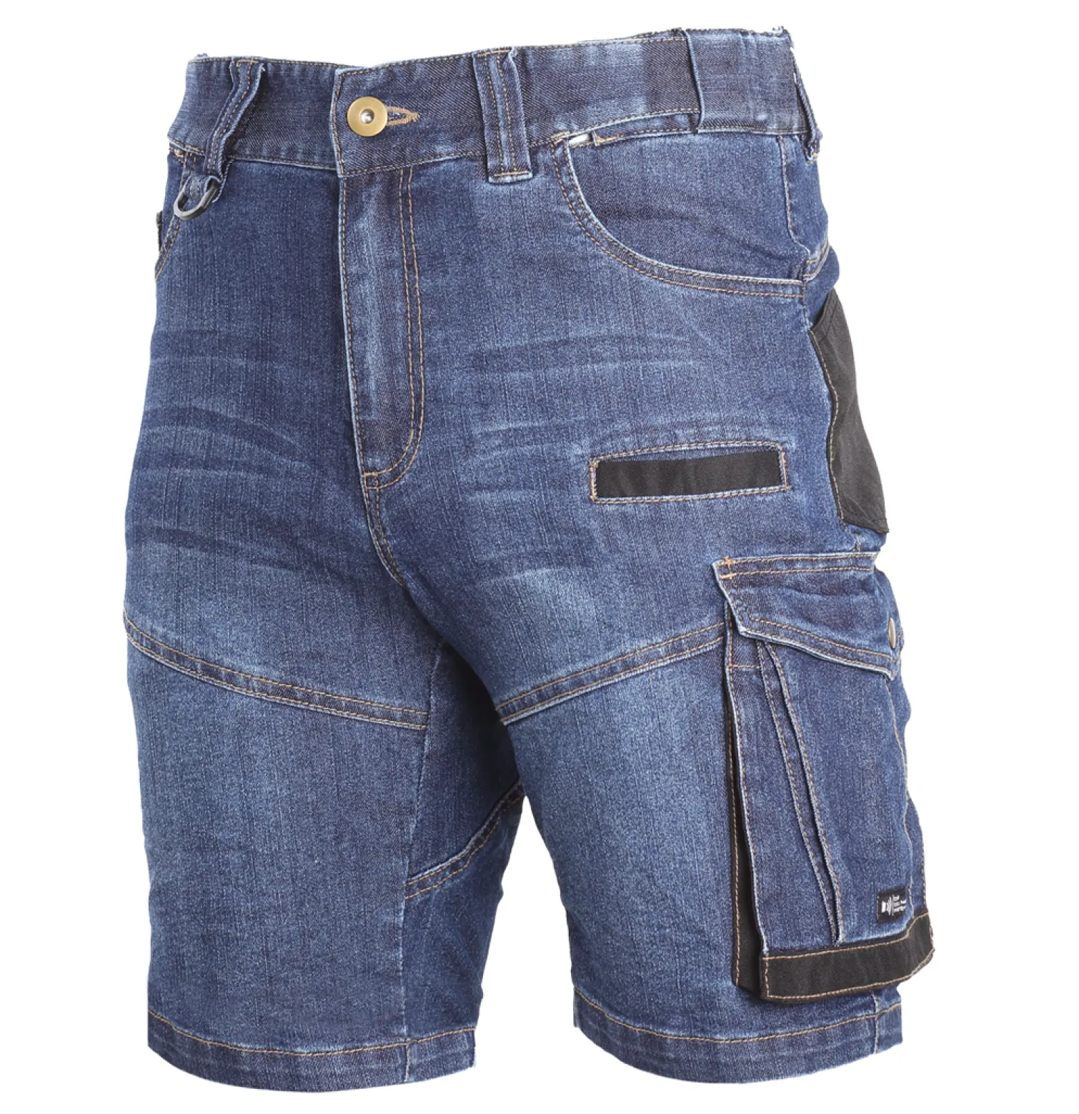 Spodenki robocze krótkie jeans ze wzmocnieniem M Lahti Pro L4070702
