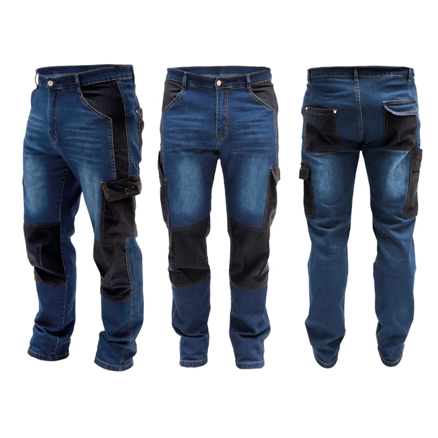 Spodnie jeans rozm.L, denim 280g/m2 Dedra BH45SP-L