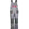 Spodnie ogrodniczki XXL/58, szare, Comfort lin190g/m2 Dedra BH3SO-XXL
