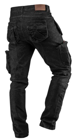 Spodnie robocze DENIM, czarne M Neo 81-233-M