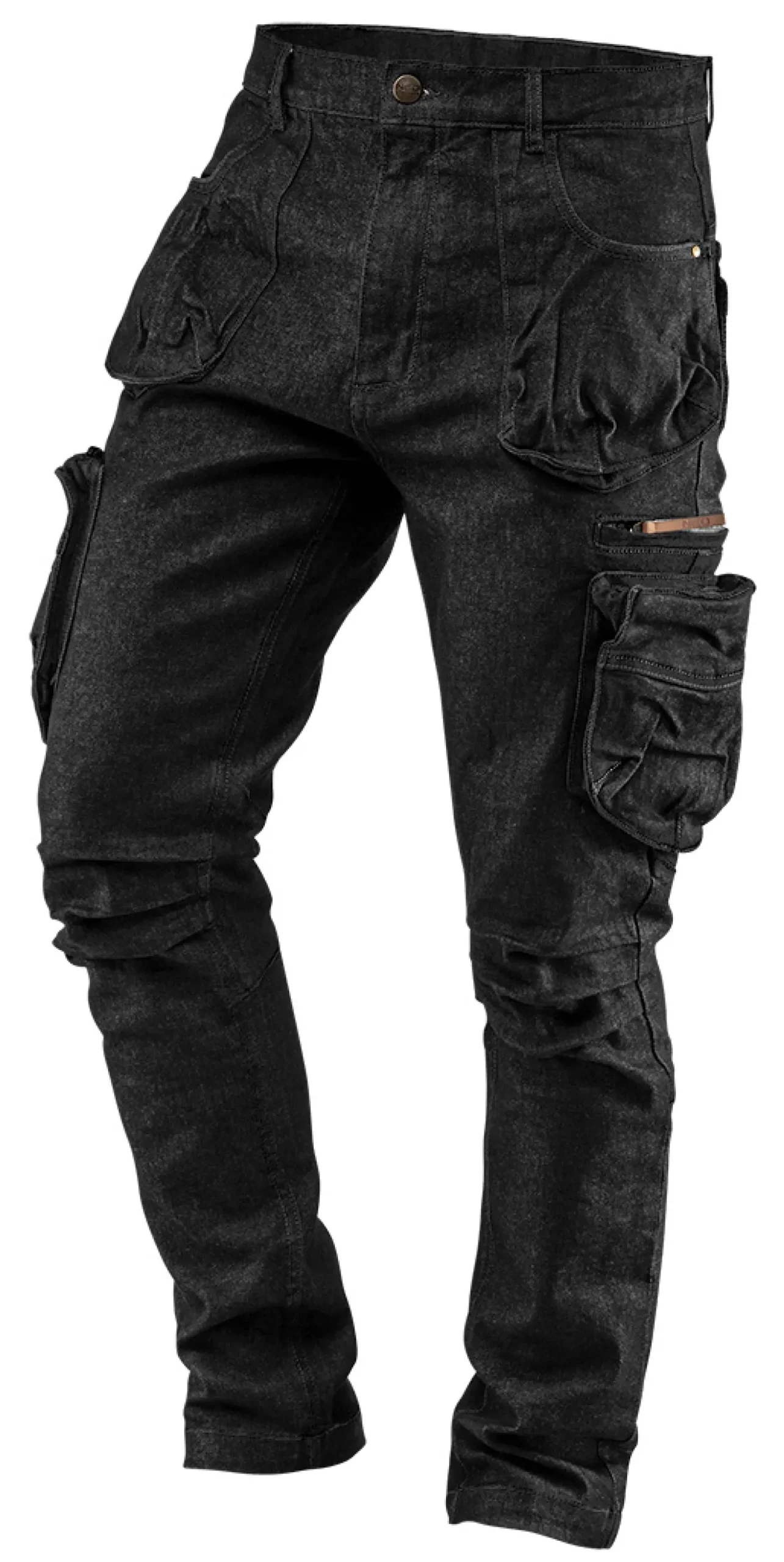 Spodnie robocze DENIM, czarne XL Neo 81-233-XL