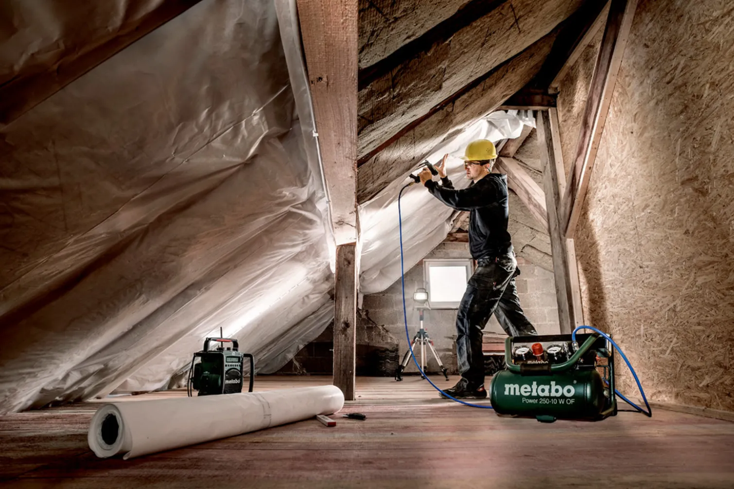 Sprężarka bezolejowa Metabo Power 250-10 W OF