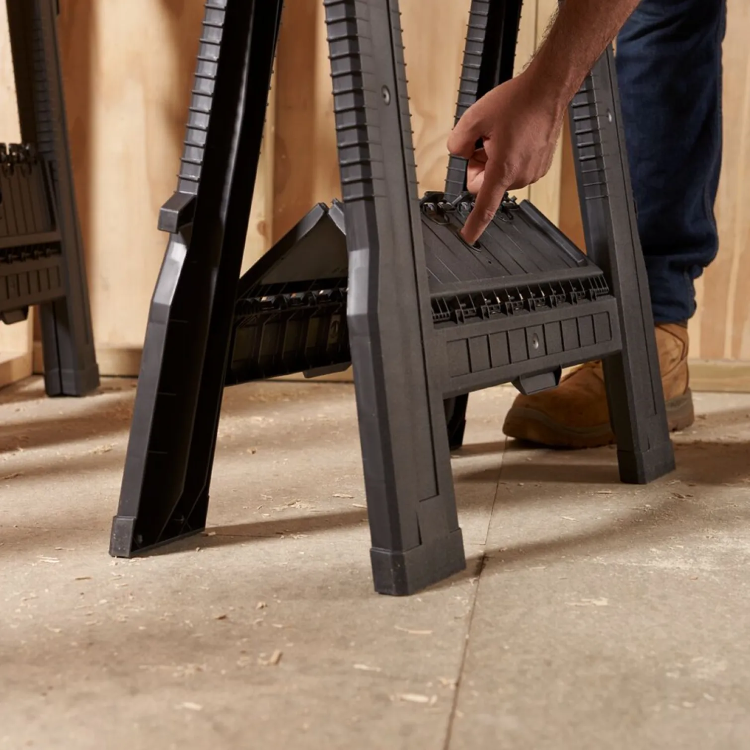 Stanley STST1-70713 Folding Sawhorse Twin Pack Stanley STST1-70713