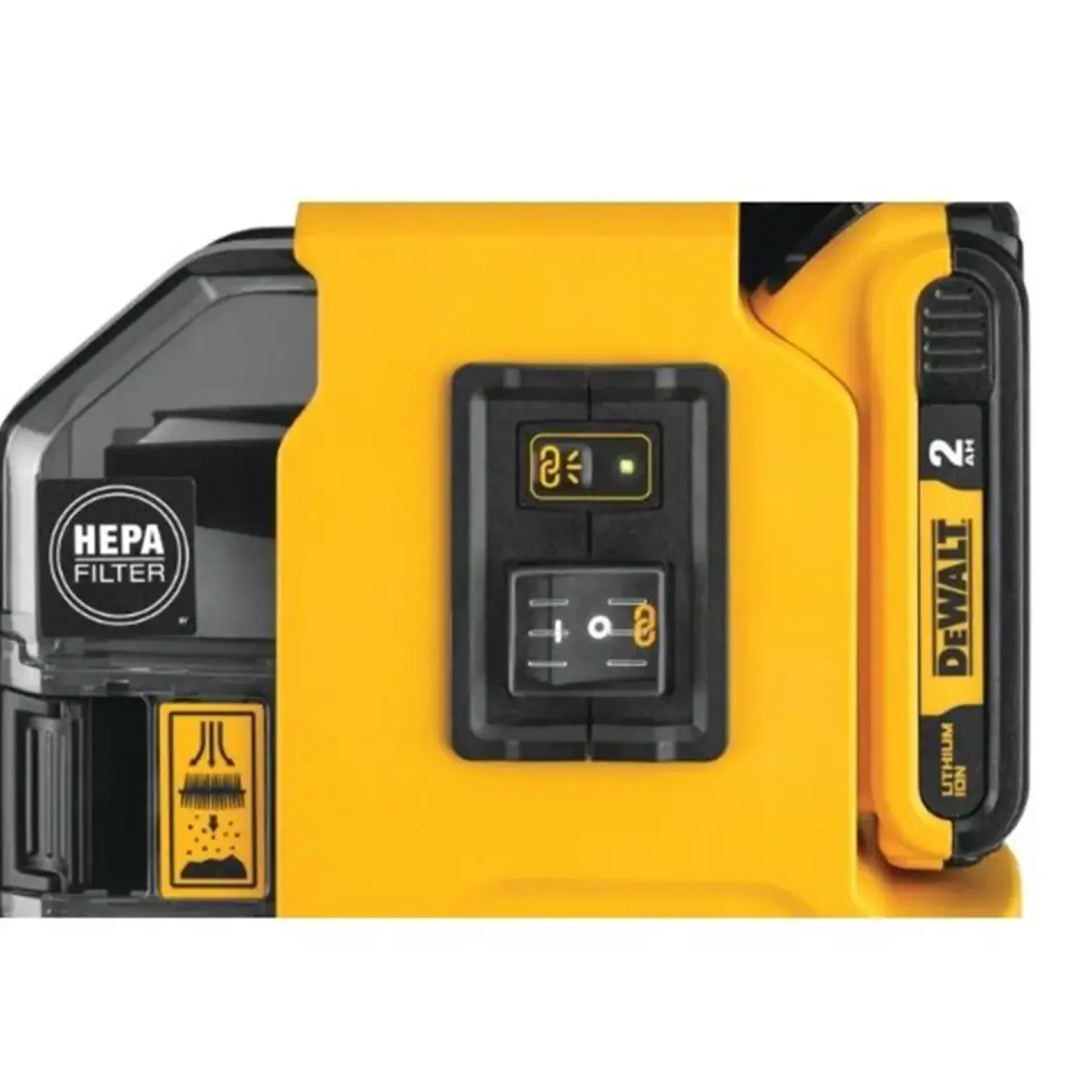 System do odsysania pyłu 18V DeWalt DWH161N