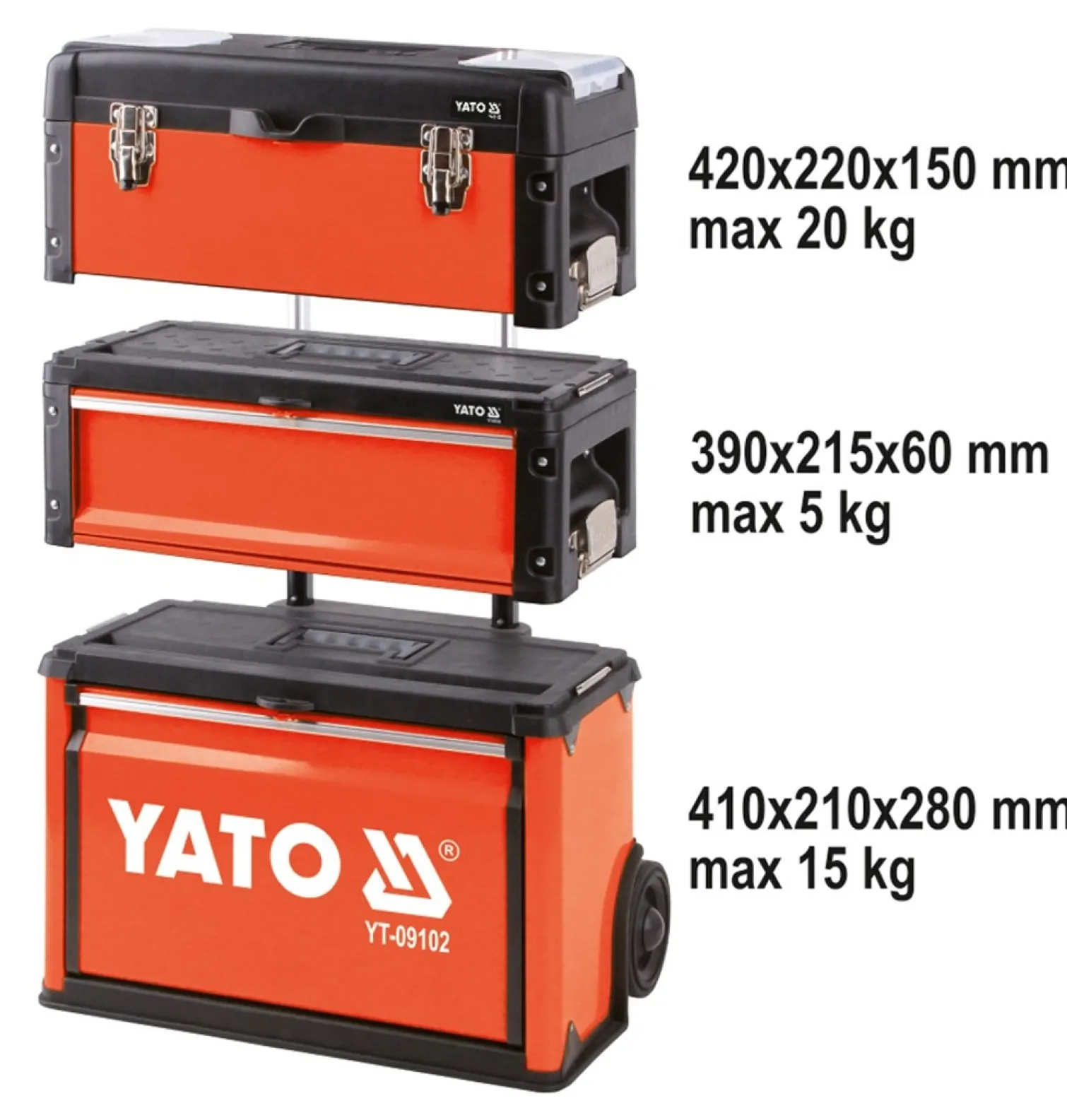 Szafka narzędziowa modułowa na kółkach Yato YT-09102