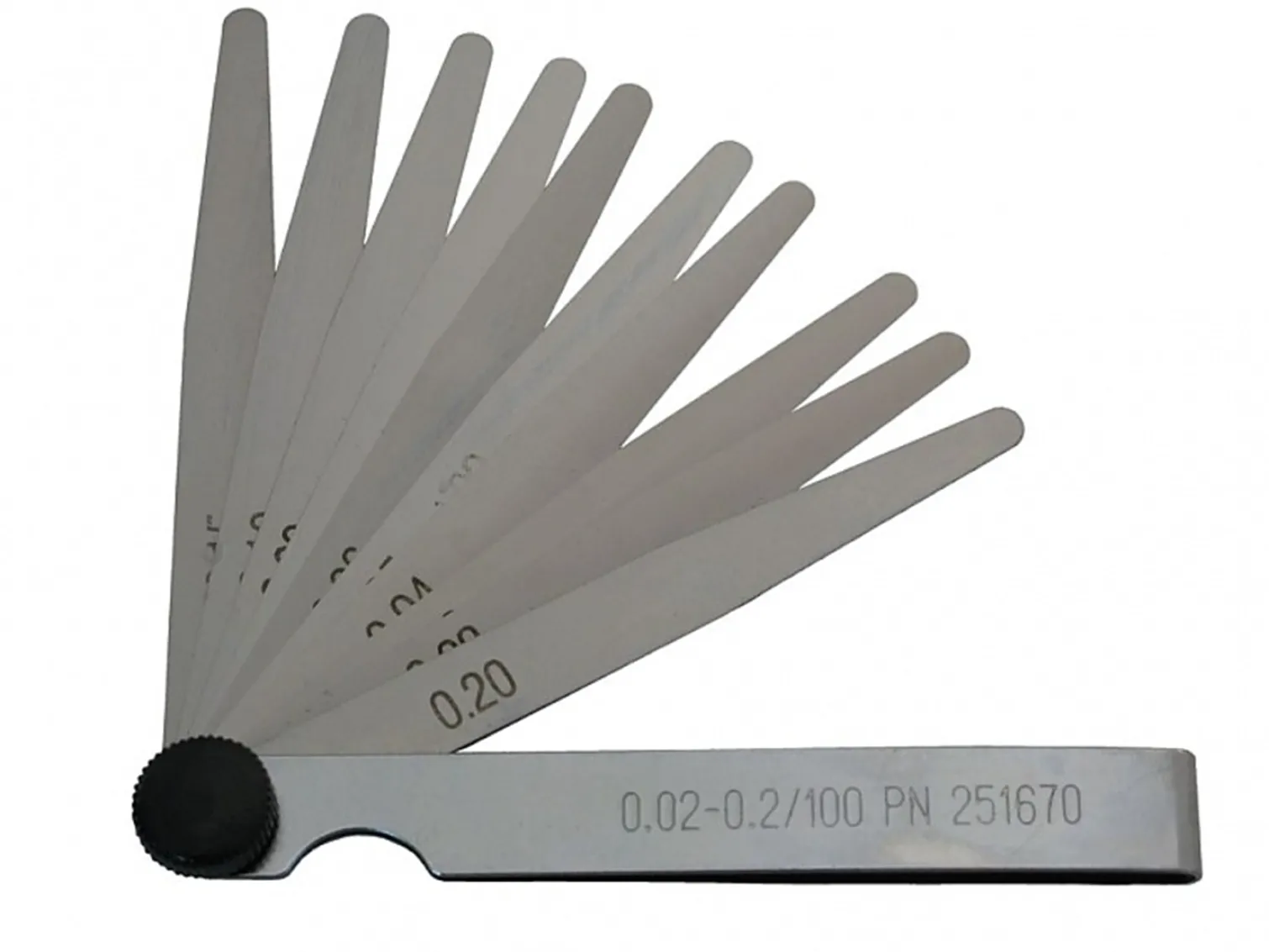 Szczelinomierz 100/0.02-0.2 Kmitex G340-020