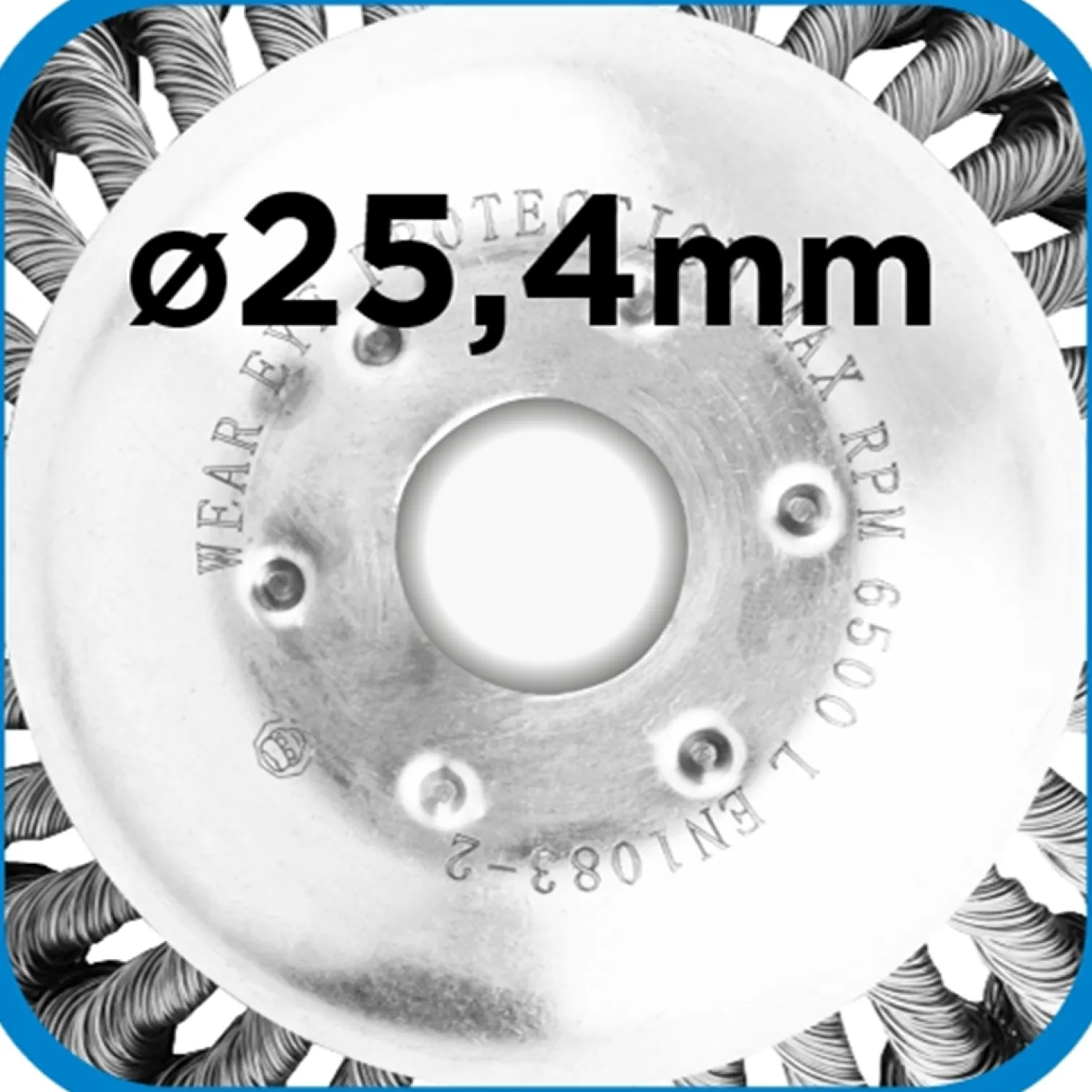 Szczotka druciana do kosy spalinowej 150x25,4mm Graphite 55H100