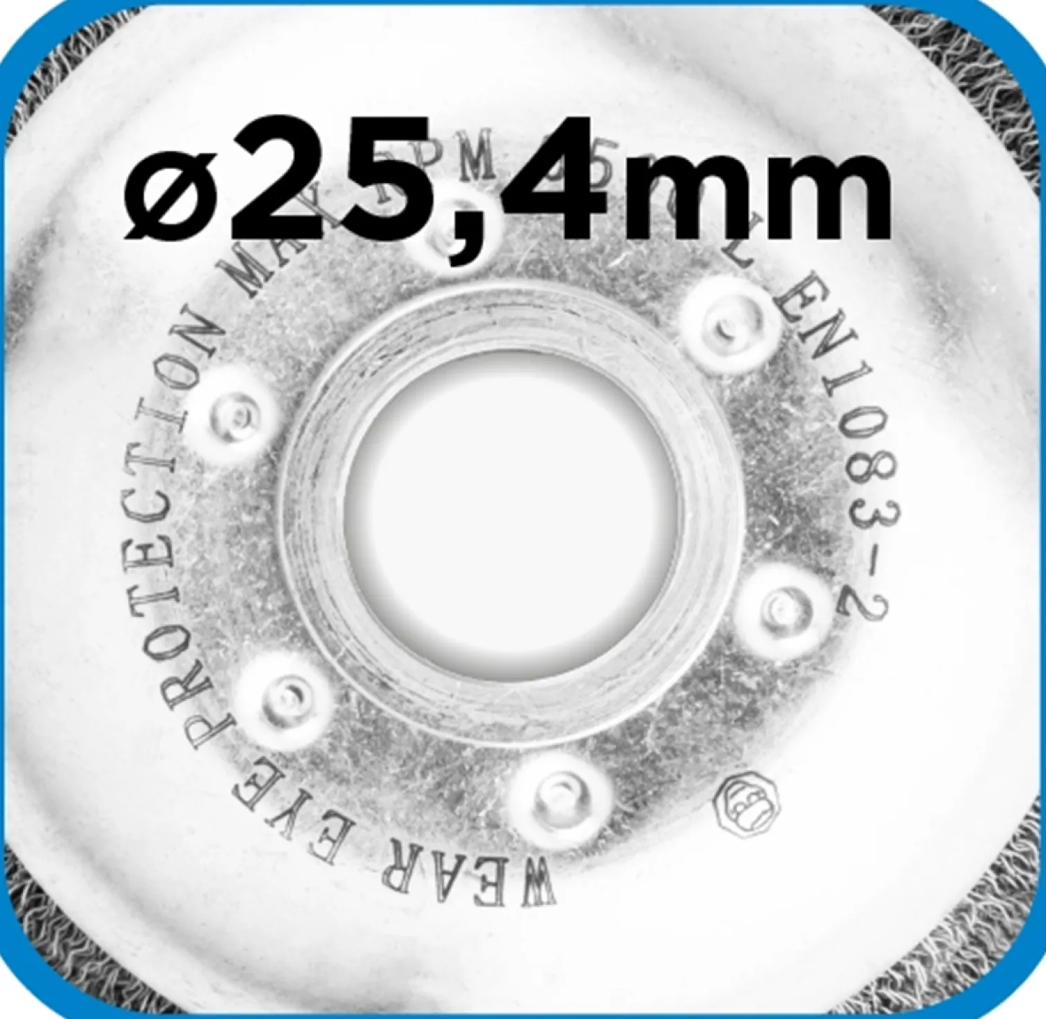 Szczotka druciana do kosy spalinowej 150x25,4mm Graphite 55H102