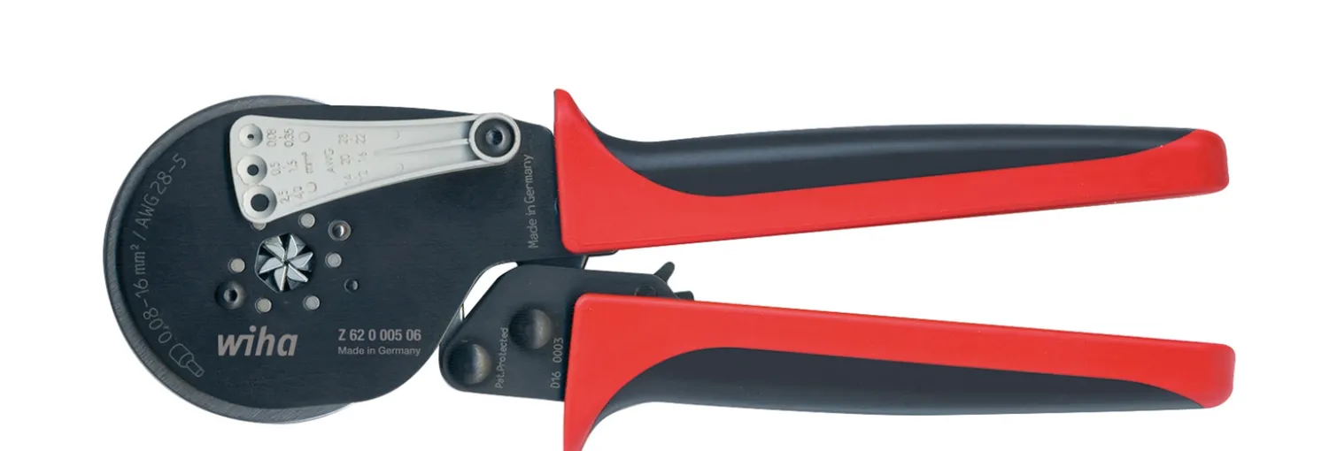 Szczypce automatyczne do zaciskania tulejek kablowych 210mm Wiha WH-41246